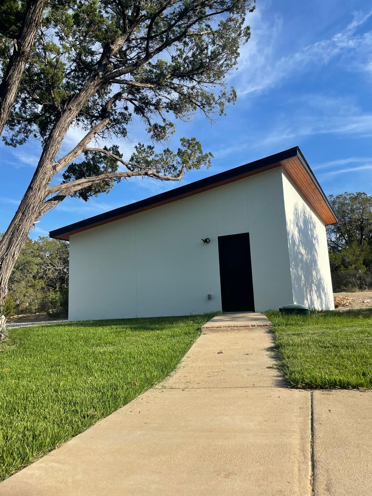Custom storage room addition built by Risen Remodeling in New Braunfels, TX